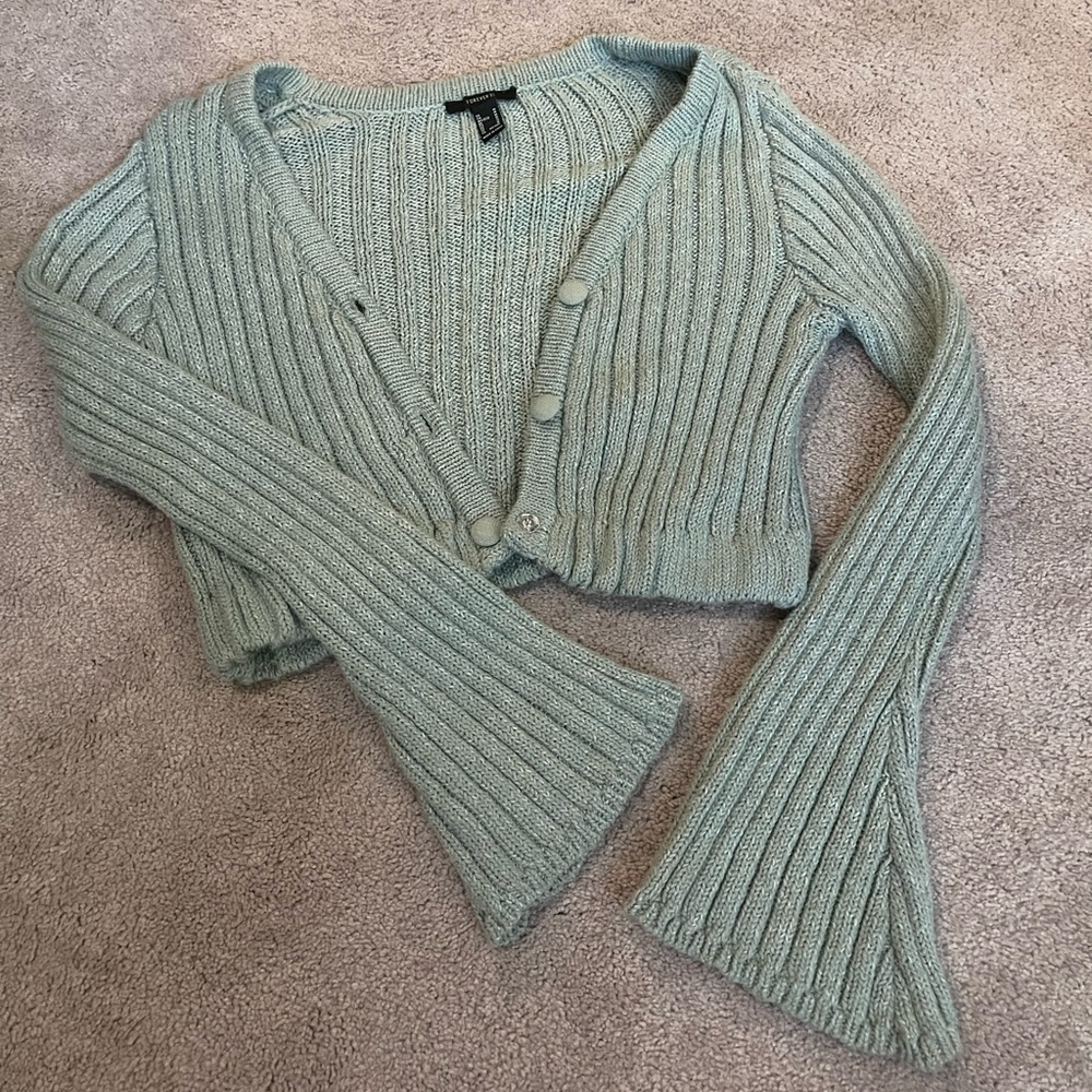 Bell sleeve cardigan